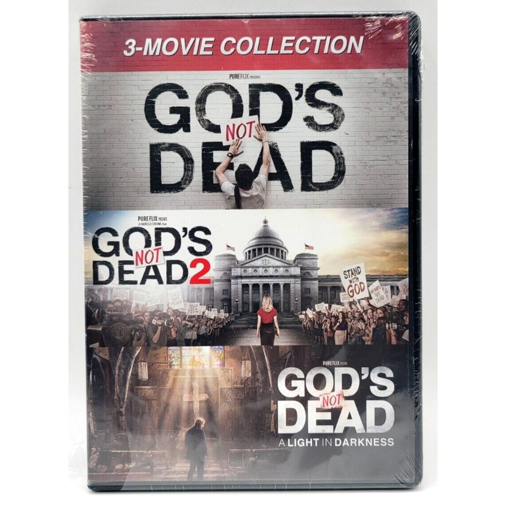 God's Not Dead 3‎ Movie DVD Collection Inspirational Triple Feature New Sealed